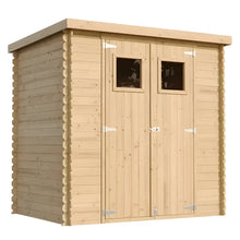 Load image into Gallery viewer, Abri de jardin en bois L204 x l142 x H200 cm / 2,22 m -