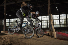 Load image into Gallery viewer, 20 - Inch BMX Bikes HX - Pro Bike, Black with Teal, Aluminum Frame