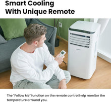 Load image into Gallery viewer, COMFEE' Climatiseur Mobile 9000 BTU/h 2,6kW, 3-EN-1 Refroidisseur Déshumidificateur Ventilateur, Fonction Follow me, Minuterie, Mode nuit, Pour salon et maison de 33㎡/88m³, MPPH-09CRN7, R290