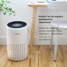 Load image into Gallery viewer, Bosch Air 4000 - Purificateur d'air - Pour les pièces jusqu'à 62,5 m² - Filtre efficacement plus de 99% des polluants - Un capteur intelligent, modes auto et silence (< 25 dB(A)) - CADR : 300 m³/h