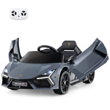 Load image into Gallery viewer, Voiture Electrique 12V pour Enfants Sous Licence Revuelto Télécommande Portes Hydrauliques pour 37-95 Mois Gris/Orange -