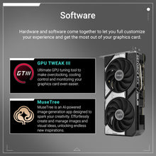 Load image into Gallery viewer, Asus Dual NVIDIA GeForce RTX 5060 Ti 16GB GDDR7 OC Edition – Carte Graphique (PCIe 5.0 DLSS 4 HDMI 2.1b DisplayPort 2.1b 2.5-Slot Ventilateurs axiaux Technologie 0dB Dual BIOS)