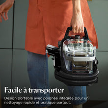 Load image into Gallery viewer, BISSELL SpotClean HydroSteam, Shampouineuse Canapé, Moteur Puissant de 1000W, Nettoyeur Vapeur avec Technologie HydroSteam, Nettoyeur pour Tapis, Moquettes, Meubles, Tissus, Voiture &amp; Plus, 3689N