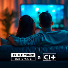 Load image into Gallery viewer, DYON Smart 32 VX Téléviseur 80 cm (32 pouces) (HD Smart TV, HD Triple Tuner (DVB-C/-S2/-T2), App Store, Prime Video, Netflix, YouTube, DAZN, +), Noir