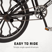 Load image into Gallery viewer, Mongoose Rebel Kids BMX Bike, 20 - In. Wheels, Children &amp; Tweens Ages 7 - 13, Black Bicycle