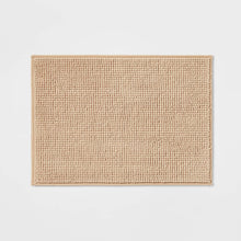 Load image into Gallery viewer, 17"x24" Everyday Chenille Bath Rug Tan - Room Essentials