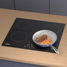 Load image into Gallery viewer, Ciarra Plaque de Cuisson à Induction - 4 Foyers - 6000W - Table de Cuisson Encastrable - Commande Tactile - 9 Niveaux - CABBIH4-E