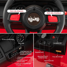 Load image into Gallery viewer, 24V Voiture lectrique 2 Places Enfants avec Tlcommande 2,4G Musique LED Dmarrage Lent 2 Vitesses Charge 35kg pour 3-8 Ans+ Rouge/Rose/Vert -