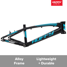 Load image into Gallery viewer, 20 - Inch BMX Bikes HX - Pro Bike, Black with Teal, Aluminum Frame