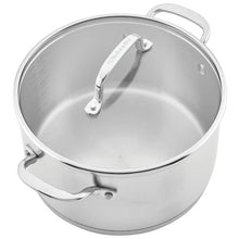 Load image into Gallery viewer, 11-Piece 3-Ply Base Stainless Steel Cookware Set. Silver