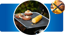 Load image into Gallery viewer, Attitude2go,Barbecue de Table à Faible fumée,BBQ Portable,à Couvercle,thermomètre,et Grille en Fonte,Alimentation : Cartouche de gaz CV 470 Plus,Gris