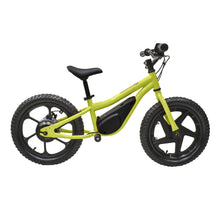 Load image into Gallery viewer, Massimo E13 24V Electric Balance Bike Bicycle | Seat Height 18in - 22in Battery Powered Ages 5 &amp; up (Yellow)