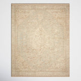 Amanda Oriental Hand-Woven Flatweave Ocean/Ivory Indoor Use Only Area Rug Joss & Main Rug Size: Rectangle 5' x 7'6