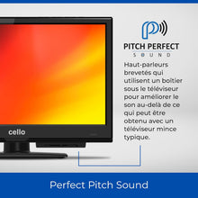 Load image into Gallery viewer, Cello C1624F 16" Full HD LED TV Integrierter -Player Triple Tuner DVB-T/T2-C-S/S2 HDMI USB 230V „Pitch Perfect Sound“ für EIN einzigartiges Klangerlebnis