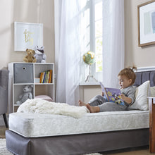 Load image into Gallery viewer, Ortho Rest Premium 2-Stage150 Coil Crib and Toddler Mattress. Gray