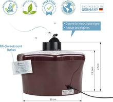 Load image into Gallery viewer, Piège Extérieur Anti-Moustiques &amp; Moustiques Tigres | Efficace Contre Les Moustiques Tigres | Attractif 2 Mois Inclus | Piège Electrique BG-MOSQUITAIRE -