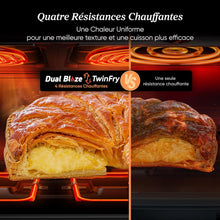 Load image into Gallery viewer, COSORI Air Fryer 10L Twinfry,Dual Zone Avec Sparateur Amovible,Capacit Flexible de 10L,Friteuse sans Huile 6-en-1,35鈩240鈩66% d'nergie en Moins,Livre de Recettes et Application