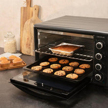 Load image into Gallery viewer, Cecotec Four Convection de Table de 60 Litres Bake&amp;Toast 6090 Black Gyro, 2200 W, Lumière Intérieure, 12 Fonctions, Température Jusqu’à 230º, Porte à Double Verre, Inclut Tournebroche