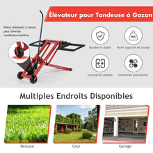 Load image into Gallery viewer, Cric de Levage pour Tondeuse  Gazon pour Tracteurs et Tondeuses  Gazon Autoportes  Rayon de Braquage Nul Capacit de 227 Kg -