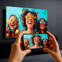 Load image into Gallery viewer, DYON Smart 32 VX Téléviseur 80 cm (32 pouces) (HD Smart TV, HD Triple Tuner (DVB-C/-S2/-T2), App Store, Prime Video, Netflix, YouTube, DAZN, +), Noir