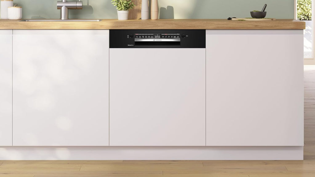 Bosch SMI4HCB19E, Série 4, Lave-vaisselle encastrable, 60cm, 14 couverts, Silence Plus 42 dB, Bandeau noir