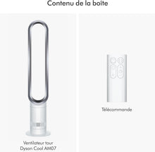Load image into Gallery viewer, Dyson AM07 Air Multiplier Tower Fan, White