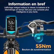 Load image into Gallery viewer, ENGWE Vélo Électrique Pliable, Batterie 48V 13Ah Amovible, Autonomie de 50-120 km，20'' ×4.0'' Fat Tire 7-Speed E-Bike for Any Terrain