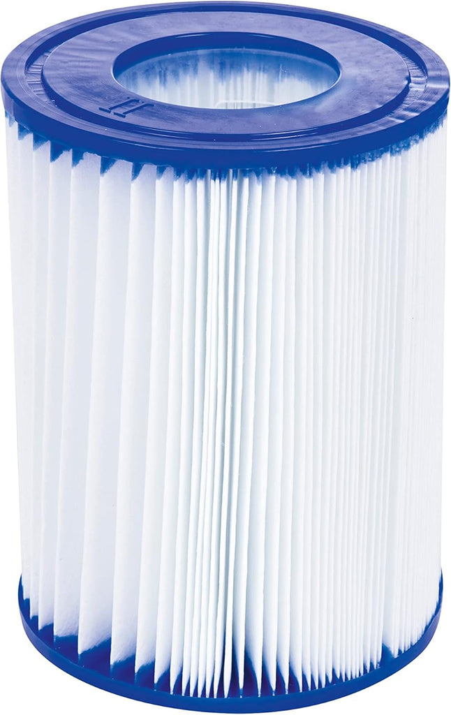 FORNOR 56141 Piscine + Filtre Bombe 366 x H 100 cm,Effet Bois