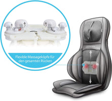 Load image into Gallery viewer, COMFIER Siège Massant Shiatsu avec Compression et Roulement - Masseur de Dos avec Chaleur, Chaise Massage de pétrissage pour Le Dos, Le Cou et Les épaules, Cadeau Papa Maman Femme Homme