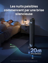 Load image into Gallery viewer, Dreo Ventilateur Colonne Silencieux, Puissant Vitesse 7,92 m/s, Ventilateurs Tour de 106cm avec Télécommande, 6 Vitesses, 4 Modes, Minuterie 12H, Oscillant à 90° pour Grande Chambre