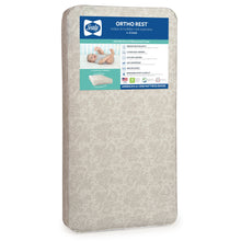 Load image into Gallery viewer, Ortho Rest Premium 2-Stage150 Coil Crib and Toddler Mattress. Gray