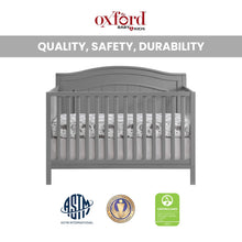 Load image into Gallery viewer, Oxford Baby North Bay 4 - in - 1 Convertible Crib, Snow White, GREENGUARD Gold Certified, Wooden Crib