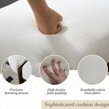 Load image into Gallery viewer, Dayalane 51" Modern Upholstered Bedroom Bench, Linen End of Bed Bench with Wooden Legs for Living Room, Entryway, Hallway Footrest, Beige