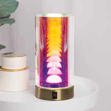 Load image into Gallery viewer, Teen Iridescent Cylinder LED Novelty Table Lamp - West &amp; Arrow